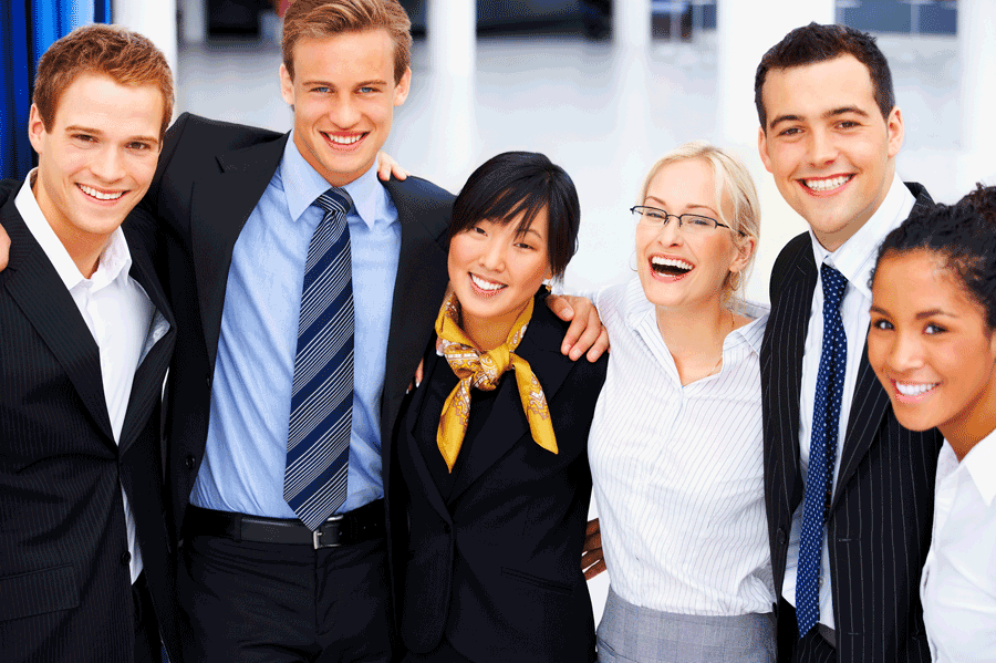 happy workers